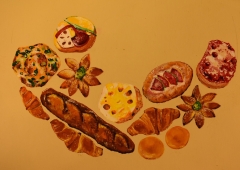 パン屋さんに贈る絵 ③