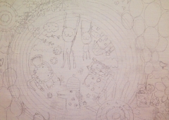 いやぁ、いい絵を描いてしまいましたな〜