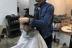 美容院デビュー♬