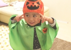 誕生会とHalloween♪